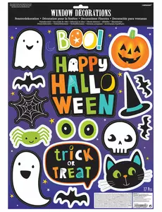 Raamstickers Halloween Vrienden