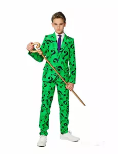 Mr. Riddler™ Suitmeister™ kostuum voor kinderen, Maat: 4–6 jaar (98–104 cm)