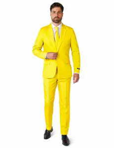 Mr. Solid geel Suitmeister™ kostuum voor mannen, Maat: Small (EU 44–46)