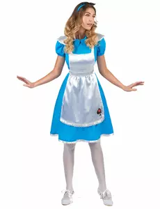 Alice kostuum voor dames, Maat: Small