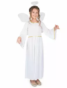 Paradijs engel kostuum voor meisjes, Maat: 5–6 jaar (116 cm)