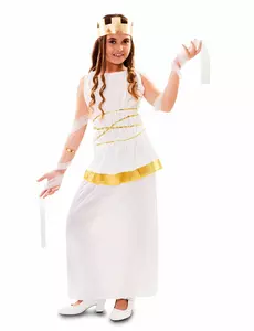 Déguisement déesse Athena fille, Taille: 10–12 ans (130–140 cm)