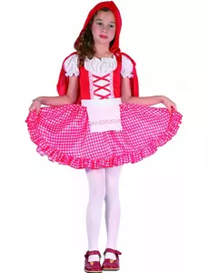 Roodkapje sprookjes outfit voor meisjes, Maat: 4–6 jaar(110–120 cm)