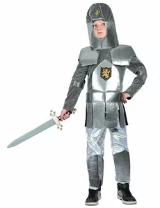 Ridder in harnas en malienkolder outfit voor jongens