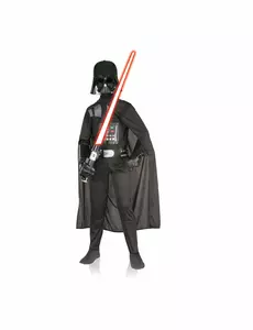 Klassiek Darth Vader™ kostuum voor kinderen, Maat: 9–10 jaar (134 tot 140 cm)
