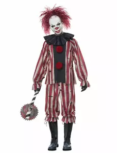 Demonische clown kostuum voor volwassenen, Maat: Large