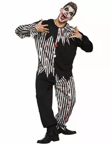 Gruwel clown kostuum voor volwassenen, Maat: Medium/Large (50/52)