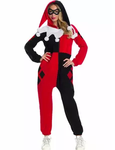 Harley Quinn™ jumpsuit voor volwassenen