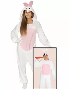 Déguisement combinaison lapin adulte