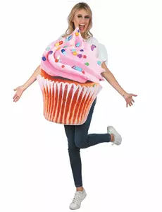 Déguisement cupcake vitaminé rose adulte