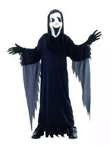 Déguisement assassin Enfant Halloween, Taille: 4–6 ans (110–120 cm)