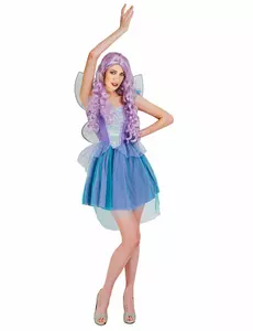 Déguisement de fée violette femme, Taille: Large