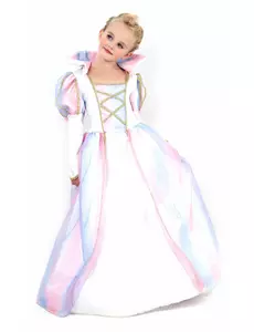 Déguisement princesse multicolore fille, Taille: 4–6 ans (110–120 cm)