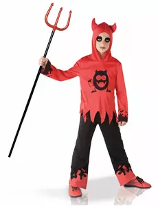 Déguisement diablotin avec yeux mobiles garçon, Taille: 3–4 ans (90 à 104 cm)