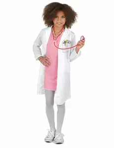 Déguisement docteur fille, Taille: 4–6 ans (110–120 cm)