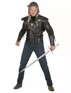 Déguisement ensorceleur tueur noir adulte, Taille: XL/2XL