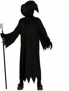 Déguisement faucheuse de l'obscurité enfant Halloween, Taille: 5–6 ans (110–115 cm)