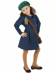 Retro schoolmeisje kostuum jaren 40 voor meisjes