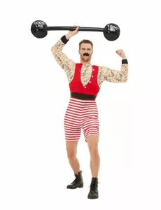 Déguisement homme fort tatoué adulte, Taille: X-Large