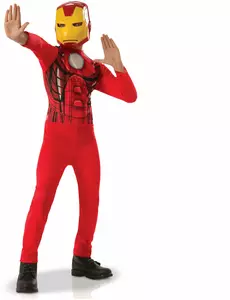 Déguisement classique Iron Man™ garçon, Taille: 7–8 ans (122 à 128 cm)