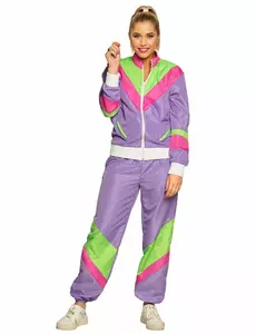 Retro joggingpak vermomming voor vrouwen, Maat: Small