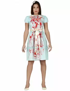 Horror tweeling kostuum voor vrouwen, Maat: Medium (38–40)