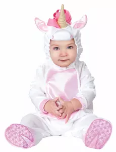 Déguisement licorne pour bébé - Classique, Taille: 0–6 mois (58–66 cm)