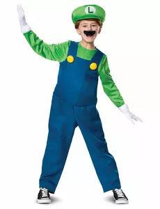 Déguisement Luigi™ Deluxe Enfant, Taille: 5–6 ans (109–126 cm)