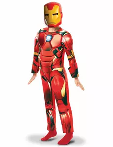 Déguisement luxe Iron Man™ série animée garçon, Taille: 3–4 ans (90 à 104 cm)