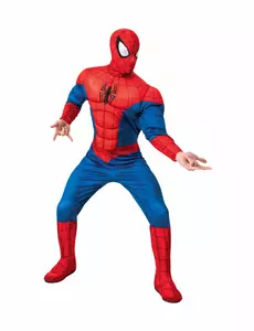 Déguisement luxe Spiderman™ adulte, Taille: Medium/Large