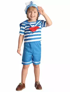Déguisement marin garçon, Taille: 3–4 ans (92–104 cm)