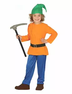 Déguisement nain de la mine enfant, Taille: 5–6 ans