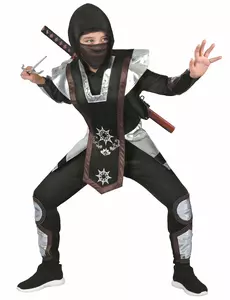 Déguisement ninja garçon, Taille: 3–4 ans (92–104 cm)