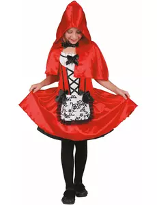 Déguisement petit chaperon rouge fille, Taille: 3–4 ans (92–104 cm)