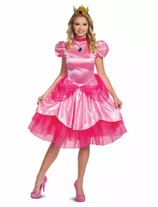 Déguisement Princesse Peach™ Nintendo™Deluxe Femme, Taille: Medium