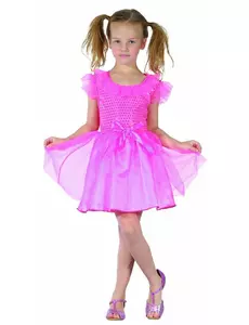 Déguisement princesse paillettes roses fille, Taille: 4–6 ans (110–120 cm)