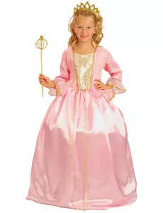 Déguisement Princesse rose luxe fille, Taille: 4–6 ans (110–120 cm)