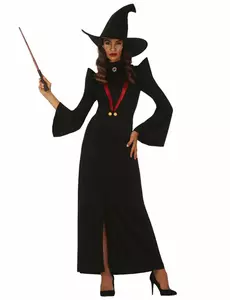 Déguisement professeur de magie femme, Taille: Medium (38–40)