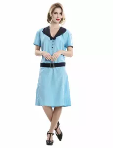 Déguisement secrétaire années 50 femme, Taille: Small (38)