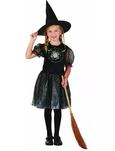 Déguisement sorcière araignée fille, Taille: 4–6 ans (110–120 cm)