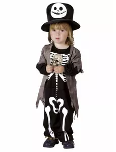 Déguisement squelette de la nuit enfant Halloween