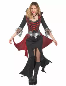 Déguisement vampire baroque femme, Taille: Large
