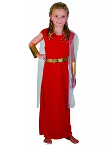 Déguisement romaine fille, Taille: 4–6 ans (110–120 cm)