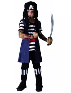 Déguisement pirate tatoué garçon, Taille: 4–6 ans (110–120 cm)