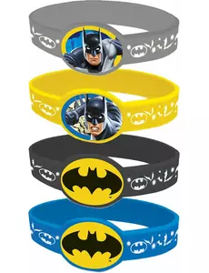 4 elastische Batman™ armbanden