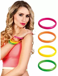 4 fluo armbanden