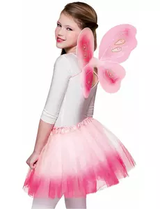 Roze vlindervleugels en tutu voor meisjes