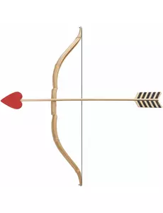 Valentijnsdag Cupido pijl en boog