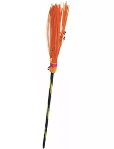 Heksenbezem oranje 95 cm