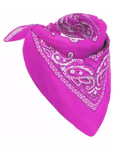 Bandana rose fluo adulte